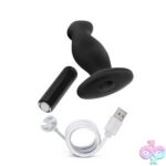 Anal Adventures- Platinum- Silicone Vibrating Prostate Massager 02-Black - Image 2
